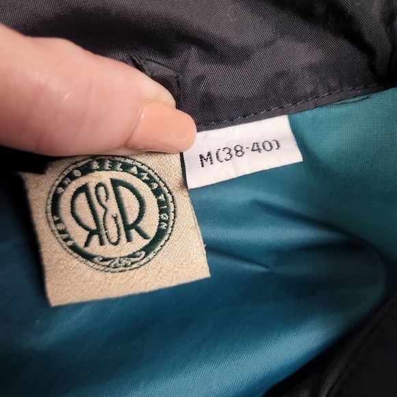 𝅺Vintage R&R Teal Green Windbreaker - Picture 7 of 12